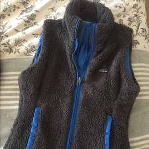 Patagonia reversible grey/blue vest